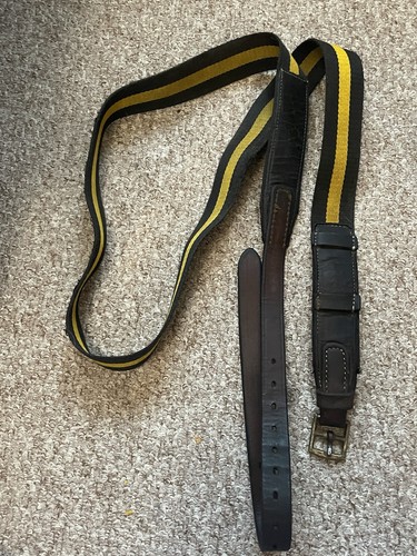 Black yellow polo overgirth - &,