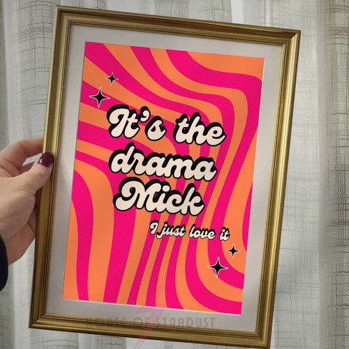 The drama mick wall art - it's,