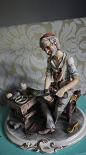Rare Capodimonte Porcelain Figurine – “The Shoemaker” by Maria Angela 