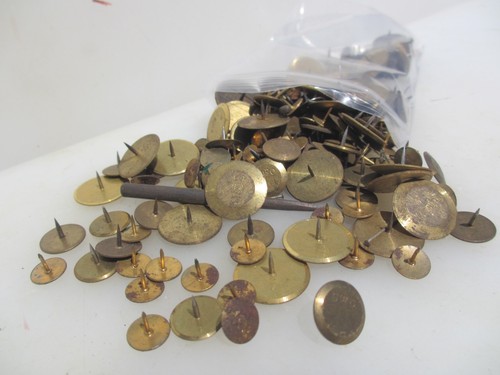 Vintage upholstery tacks - vintage,