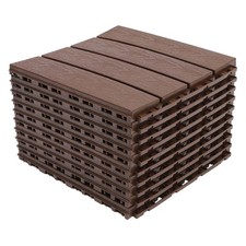 12 Pack 12x12 Brown Plastic