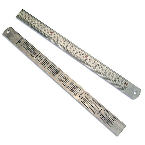 Stainless steel rule ruler - steel,
