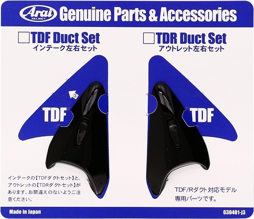 Arai tdf duct black 103451 - arai, for