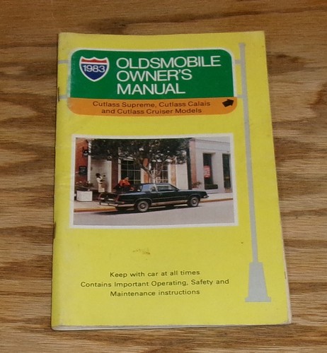 Original 1983 oldsmobile - original,