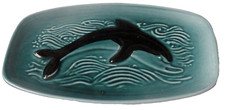 Poole Pottery Dolphin Embossed