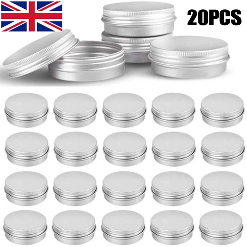 20x 50ml metal storage tin - 20x, 5-50ml