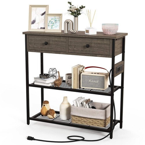 Entryway narrow console table - console,