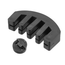 2 Pack Violin Mute, Rubber 3/4