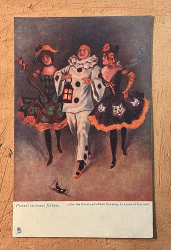 Antique halloween postcard - antique, r