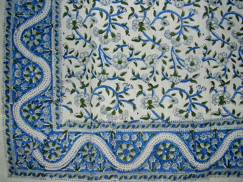 Hand block printed - hand,