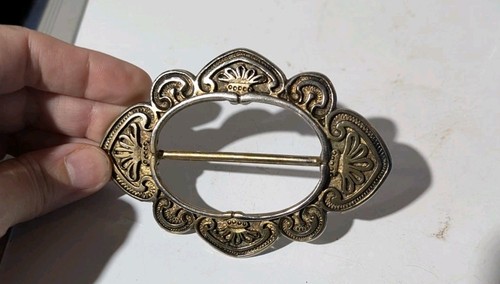 Antique sash buckle - buckle, large