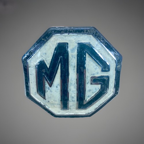 Vintage octagon emblem - mg,