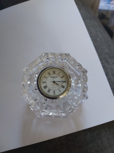 Waterford crystal clock 7cm - crystal,
