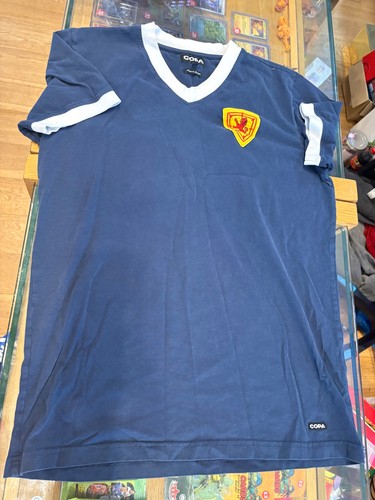 Scotland retro shirt large - scotland,