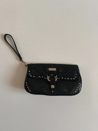 Playboy black studded wristlet - playboy,