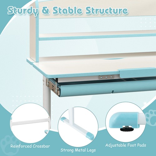 Kids study desk adjustable - kids,