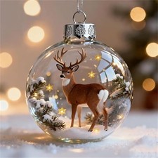 Wildlife Wonders Collection Crystal Glass Ornament 3.15in Handcrafted Vivid