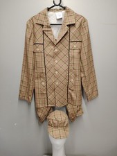 Mens Checked Plus Fours Golf