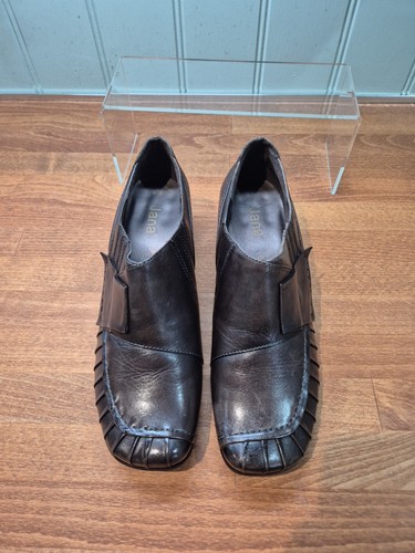 Ladies jana brown leather slip - ladies,