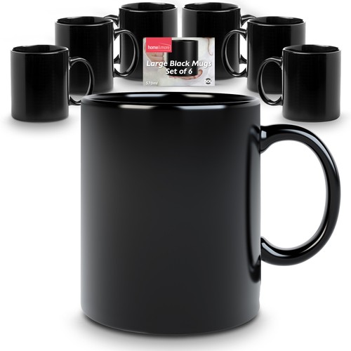 Extra large big mug black - big,