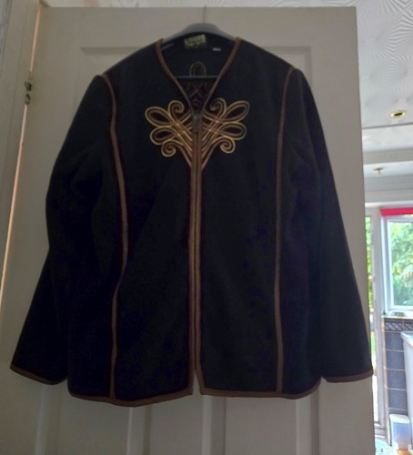 Bob mackie embroidered zip - mackie,