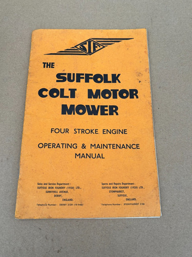 The suffolk colt motor - suffolk, mower