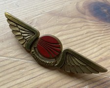 Vintage Continental Jr. Pilot Lapel Pin Plastic Wings (Stoffel Seal) Tuckahoe NY