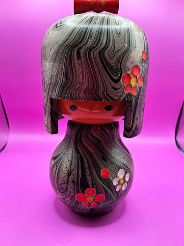 Japanese wooden kokeshi doll - wooden,