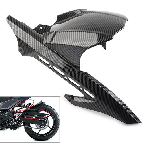 Carbon fiber hugger - fiber, fender