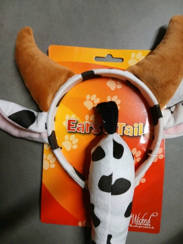 Cow bull headband ears tail - ears,