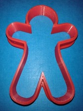 GingerBread Man Cookie Cutter (0080) - 3D Printed - High Quality Red