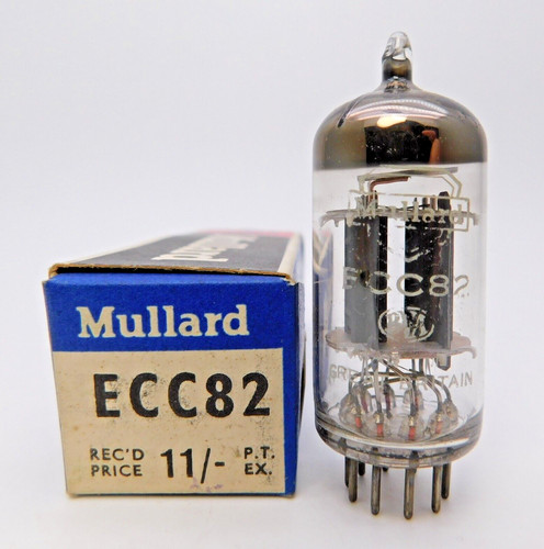 Mullard ecc82 12au7 short - mullard,