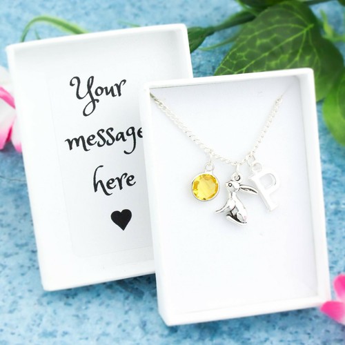 Rabbit necklace personalised - rabbit,