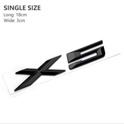 New gloss black badge rear - new,