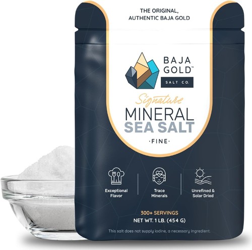 Baja gold mineral - sea, salt