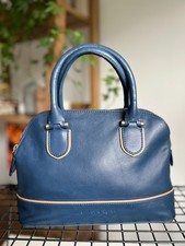 Bailey and Quinn Handbag Blue Leather Grab Bag