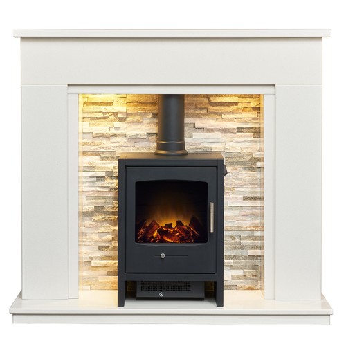 Acantha amalfi white - white, marble