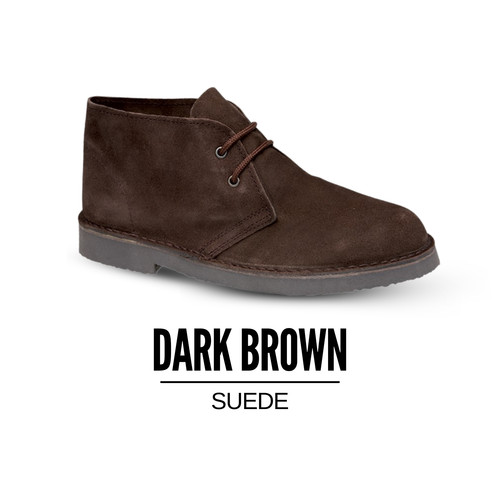 Mens suede desert boots - suede,