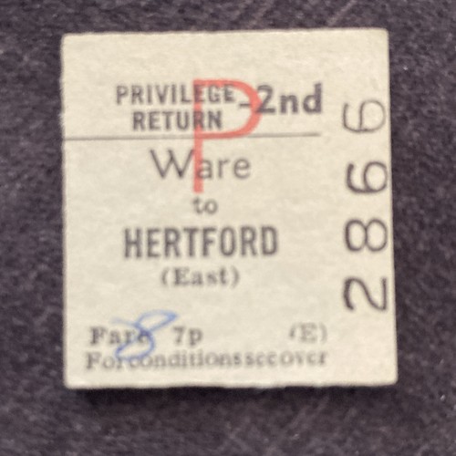 Half railway ticket - ,