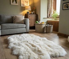 scottish hill  Sheepskin Rug