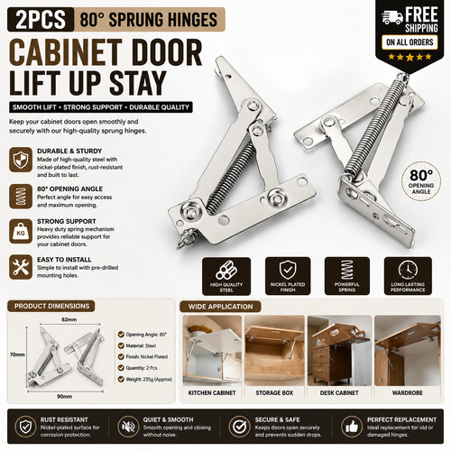 2pcs degree sprung - 80, cabinet