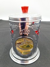 Vintage Chrome Tea Caddy with