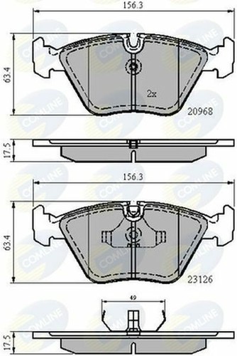Front brake pads for jaguar - pads,