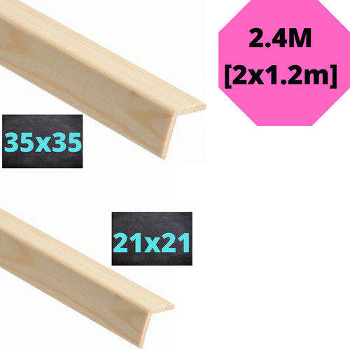 Pine wood cushion corner - wood, angle