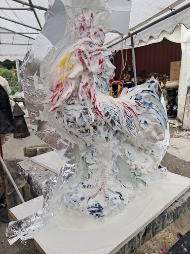 Latex and fibreglass mold - and, to