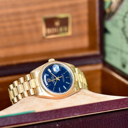 Rolex day date - rolex, blue