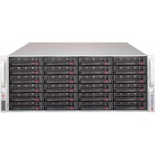 Supermicro CSE-846 X11DPH-T 24LFF 2x Intel Xeon 4110, 64GB RAM, AOC-S3008L-L8e