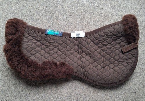 Nuumed sheepskin half pad with - half,