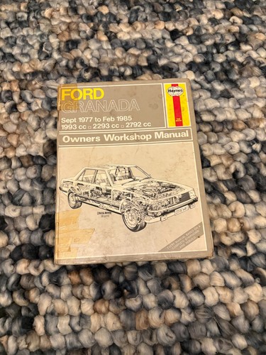 Ford granada owners - ford, workshop