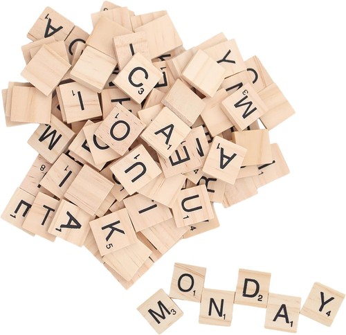 100 pcs wooden - pcs, tiles